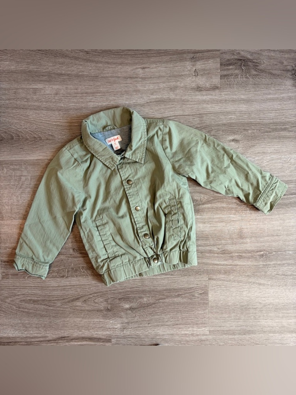 Cat & Jack toddler boys green jacket
